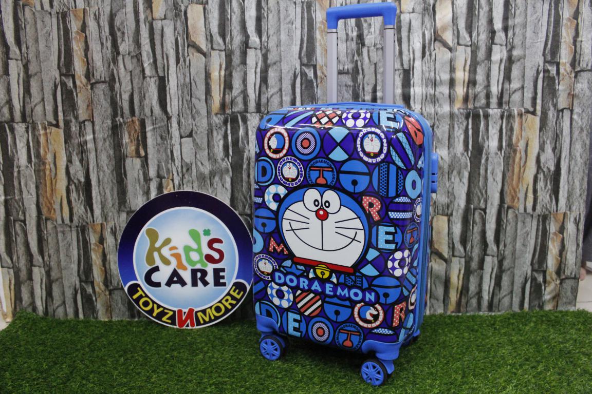 Swarn Kids Stylish Light Weight Doraemon Printed ABS+Polycarbonate Trolley  Suitcase Bag + Polyester Backpack (Blue, 18 inch) : Amazon.in: Fashion