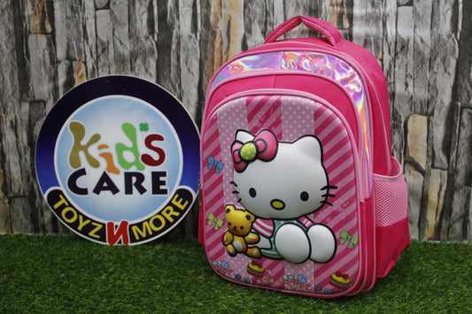 Hello Kitty School Bag For Grade-1 And Grade-2 For Girls (16030)