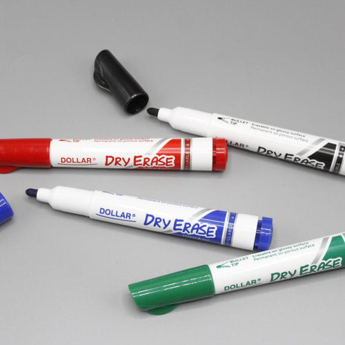 Load image into Gallery viewer, Dollar Dry Erase Marker Pack of 4
