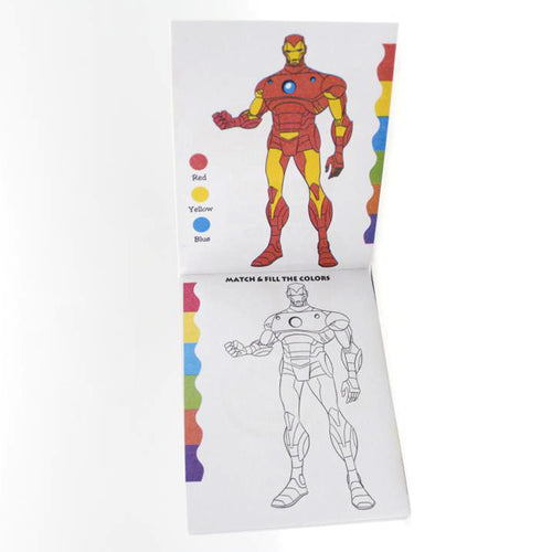 Load image into Gallery viewer, Super Heroes Coloring Copycat Book Pad (517)
