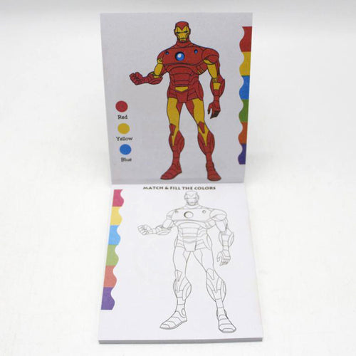 Load image into Gallery viewer, Super Heroes Coloring Copycat Book Pad (517)
