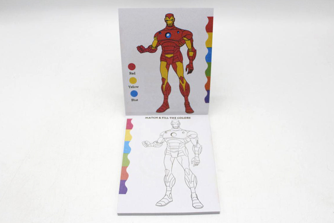 Super Heroes Coloring Copycat Book Pad (517)