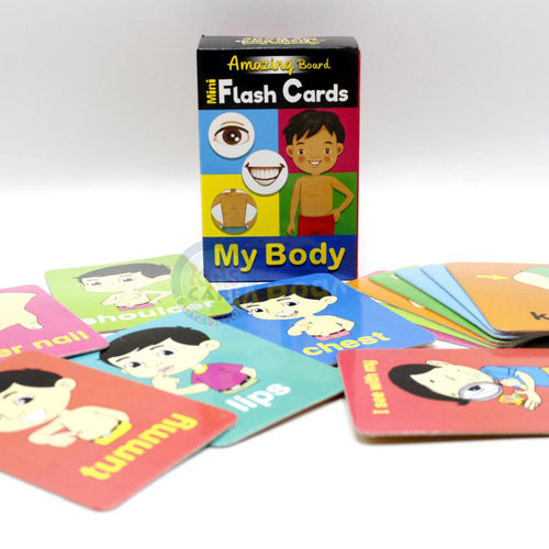 Load image into Gallery viewer, Amazing Board Mini Flash Cards My Body
