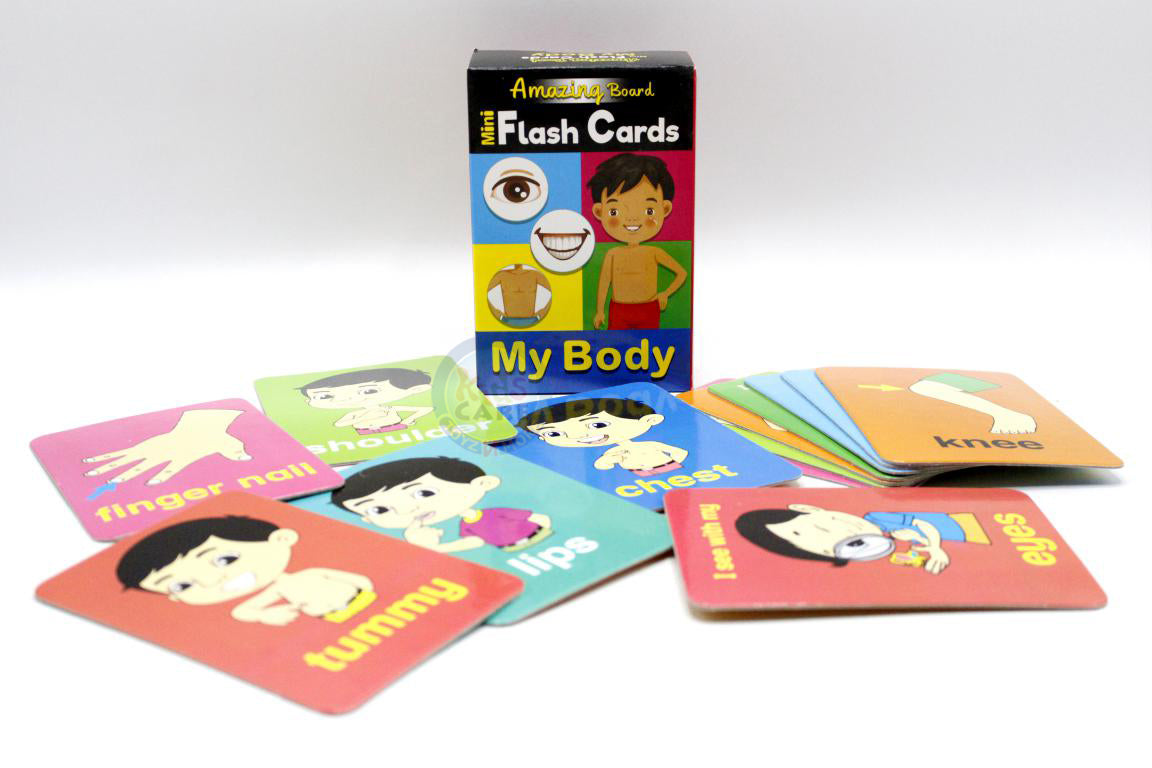 Amazing Board Mini Flash Cards My Body