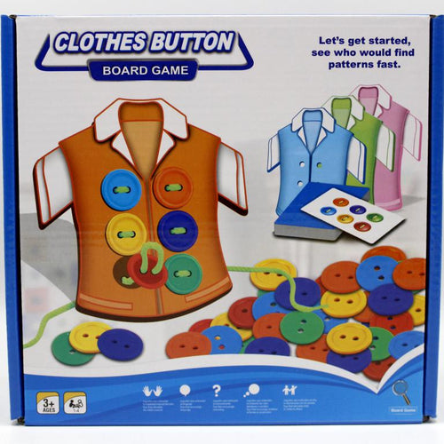 Load image into Gallery viewer, Clothes Button Board Game (5100)
