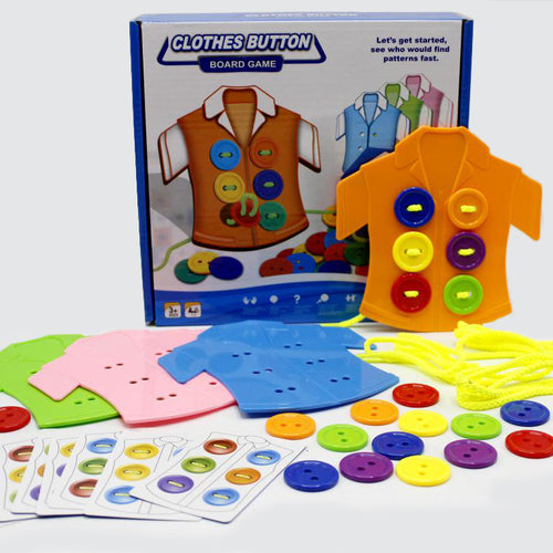 Load image into Gallery viewer, Clothes Button Board Game (5100)
