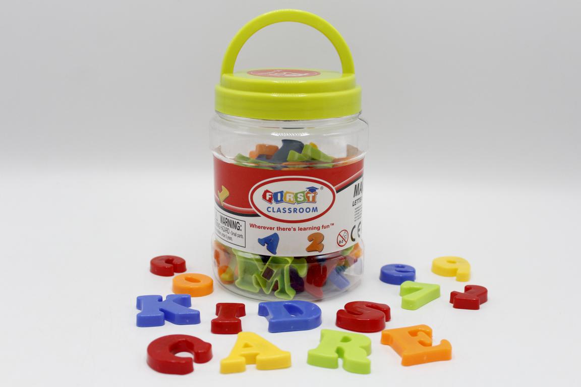 Magnetic Alphabets & Numbers with Bucket (HM1151A)