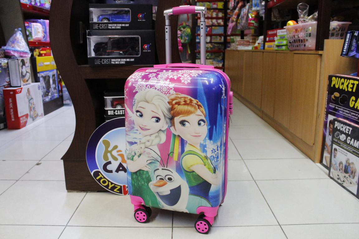 Frozen 4 Wheels Children Kids Luggage Travel Bag / Suitcase 20 Inches