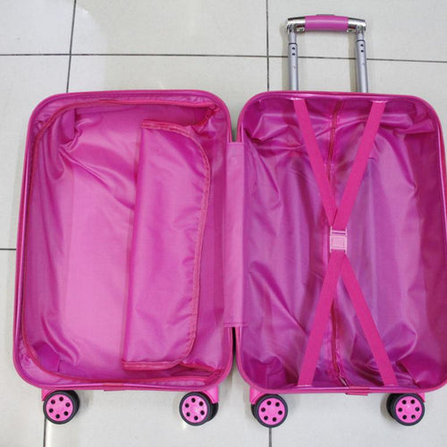 Load image into Gallery viewer, Barbie  4 Wheels Children Kids Luggage Travel Bag / Suitcase 20 Inches
