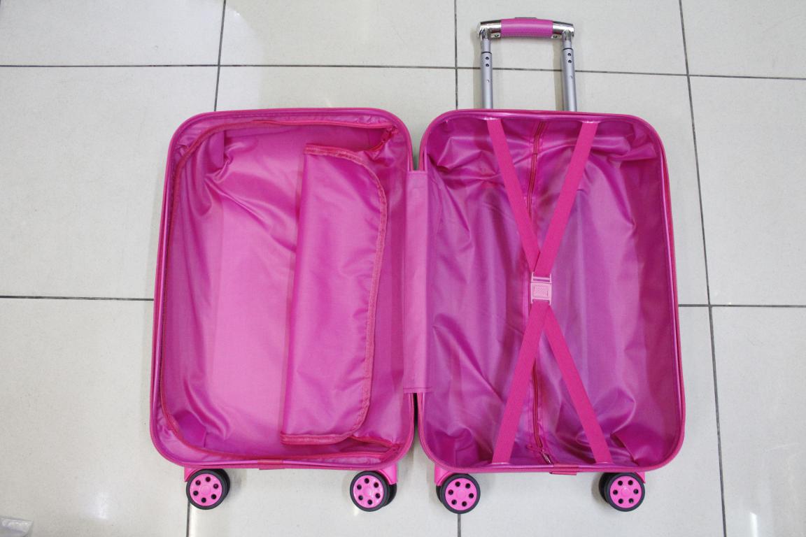 Barbie  4 Wheels Children Kids Luggage Travel Bag / Suitcase 20 Inches