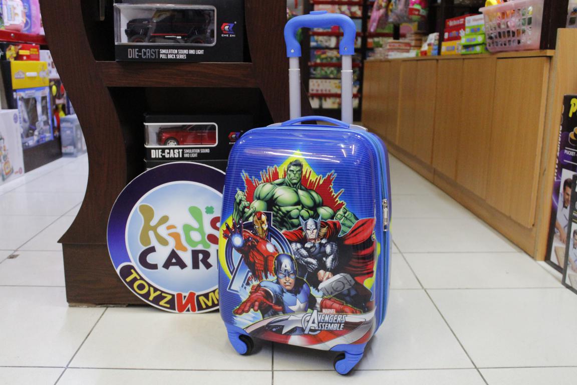 Avengers 4 Wheels Children Kids Luggage Travel Bag / Suitcase 16 Inches
