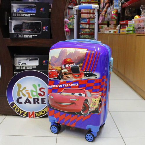 Load image into Gallery viewer, Mc Queen Cars 4 Wheels Children Kids Luggage Travel Bag / Suitcase 20 Inches
