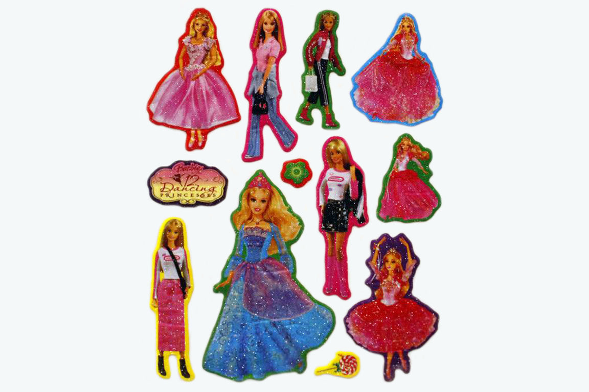 Barbie Foam Sticker