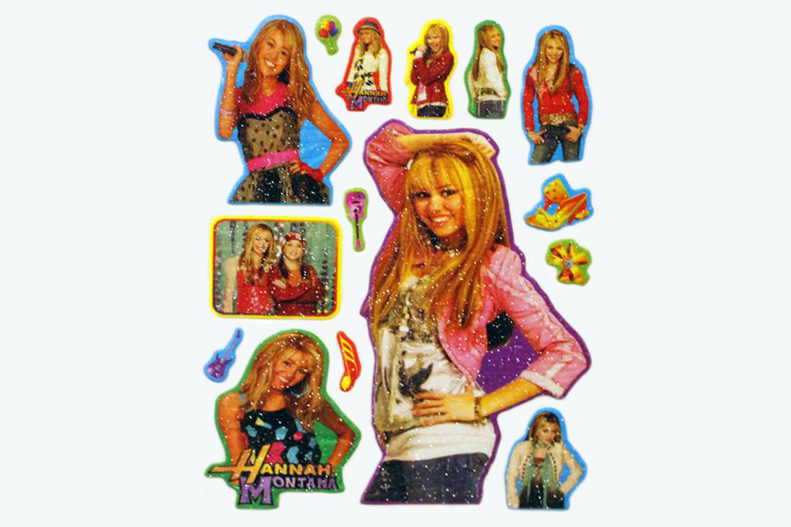 Hannah Montana Foam Sticker
