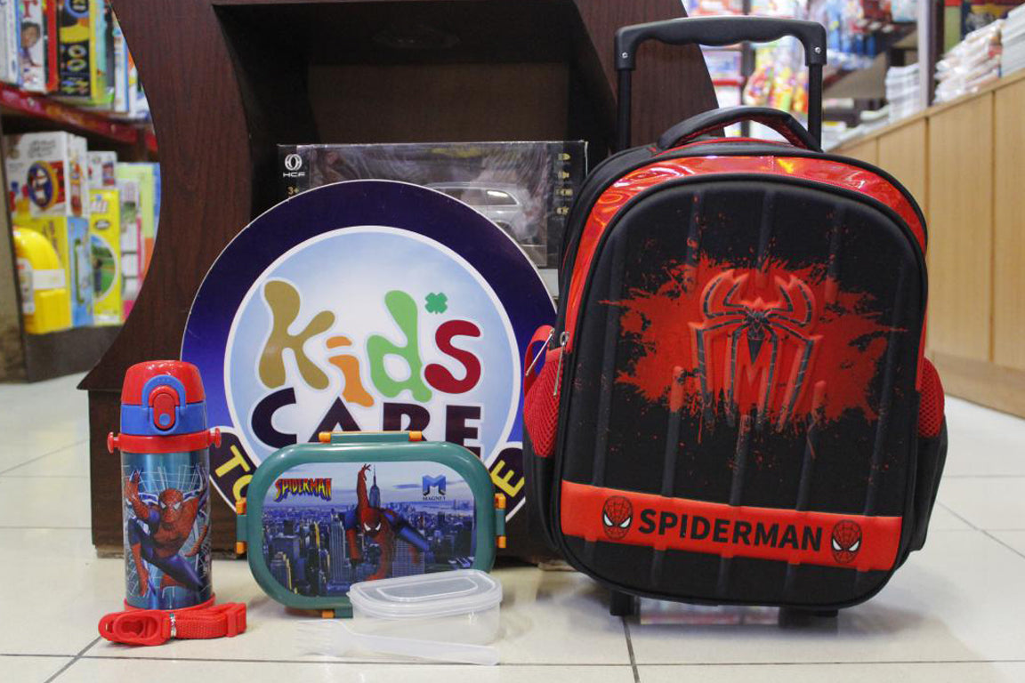 Spider Man Trolley Bag Deal # 29 For KG-1 & KG-2