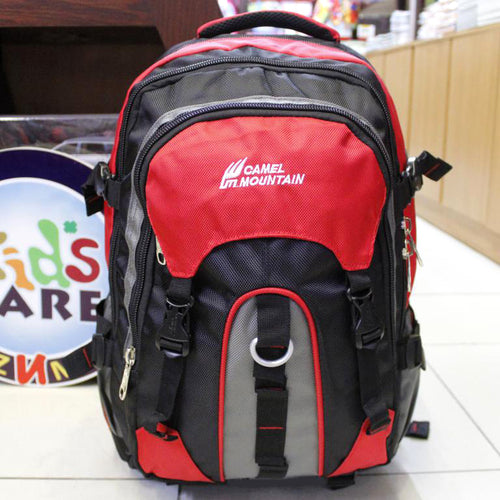 Load image into Gallery viewer, Camel Mountain Backpack Notebook Laptop Book Bags Travel Bag Red (7908-20#)
