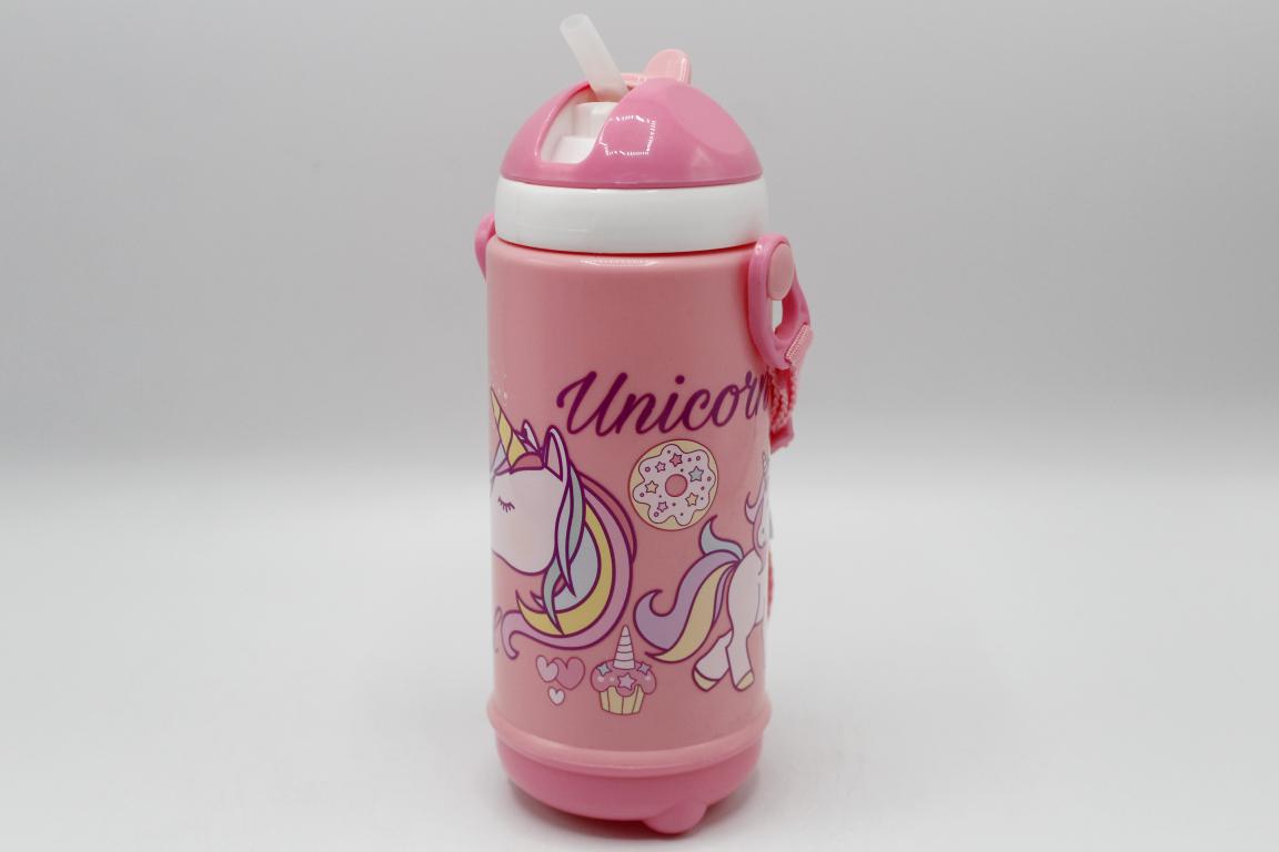 Unicorn Pink Water Bottle For Girls (NX-420)
