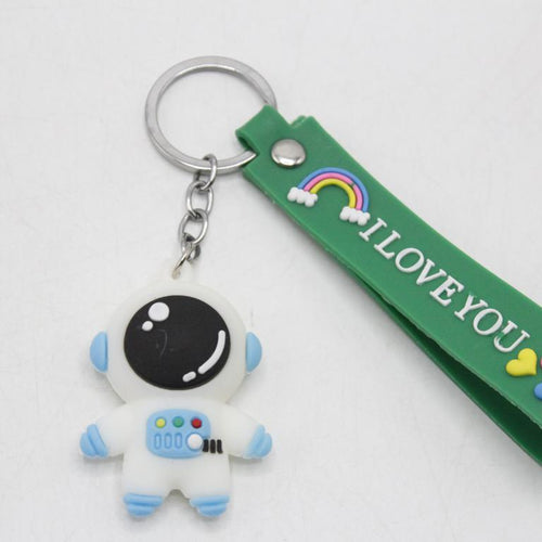 Load image into Gallery viewer, Astronaut Keychain With Bracelet
