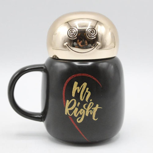 Load image into Gallery viewer, Mr Ceramic Mug With Lid (S-7)
