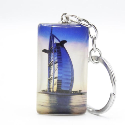 Load image into Gallery viewer, Burj Al Arab Acrylic Keychain
