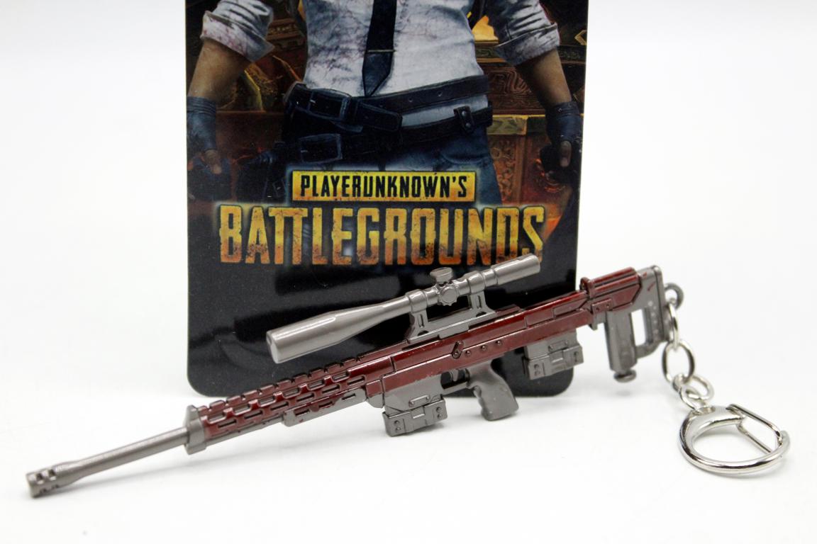 Miniature Gun Metallic Keychain & Bag Hanging (KC5052)
