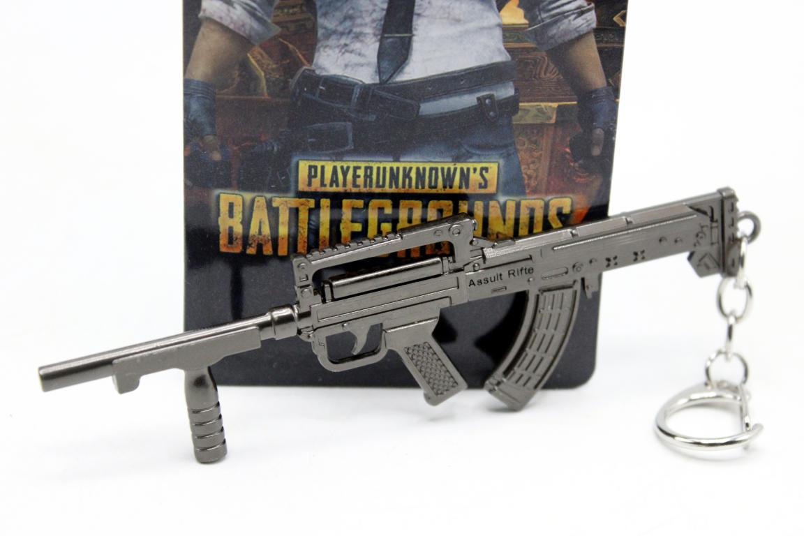 Miniature Gun Metallic Keychain & Bag Hanging (KC5052)