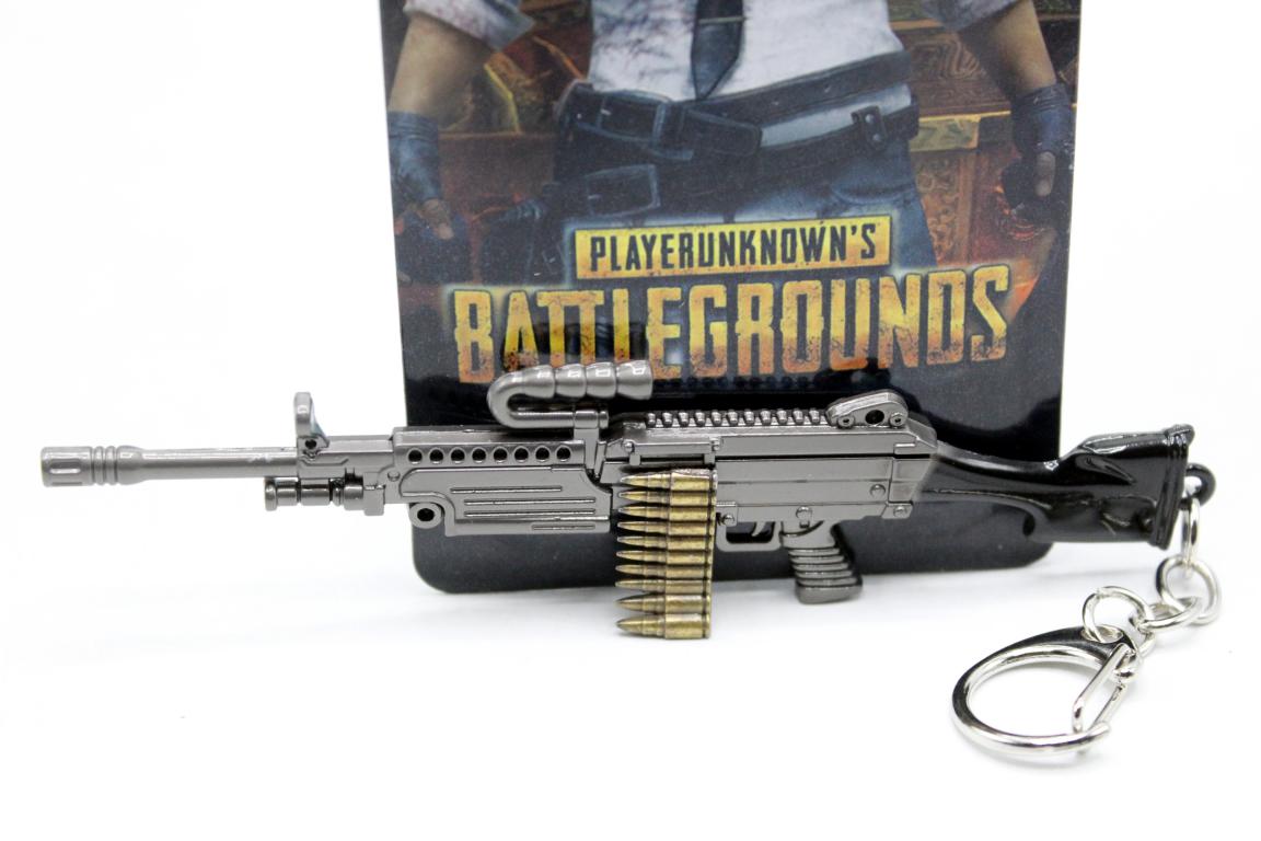Miniature Gun Metallic Keychain & Bag Hanging (KC5052)