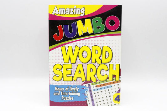 Amazing Jumbo Word Search Book 4