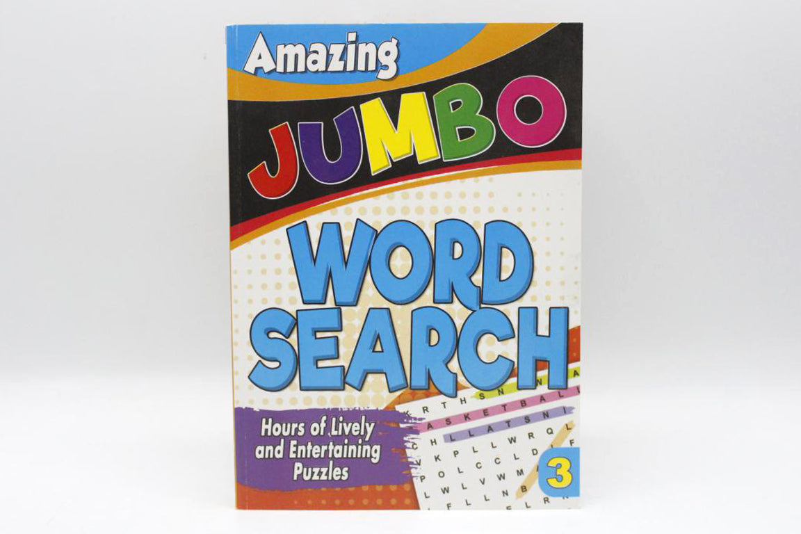Amazing Jumbo Word Search Book 3