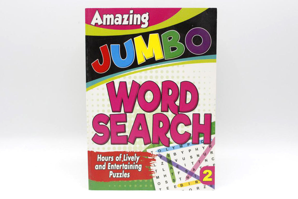 Amazing Jumbo Word Search Book 2
