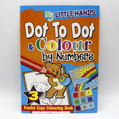 Load image into Gallery viewer, My Little Hands Dot To Dot &amp; Colour By Numbers Book 3
