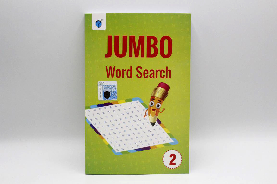 Jumbo Word Search For Kids Book Series (1-2)