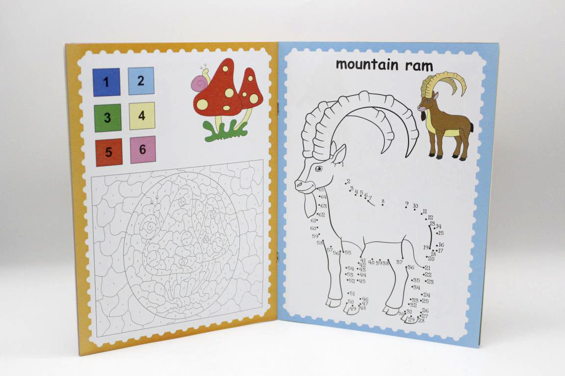 My Little Hands Dot To Dot & Colour By Numbers Book 4