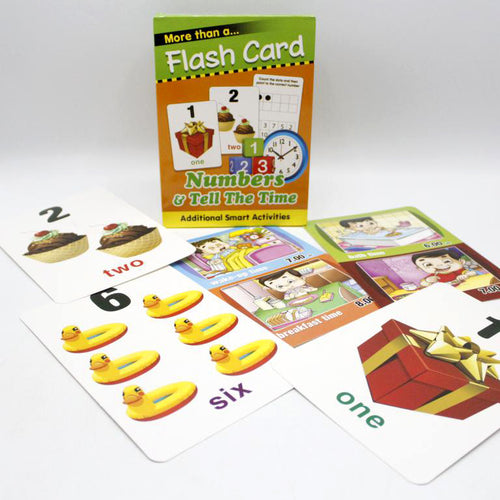 Load image into Gallery viewer, Numbers &amp; Tell The Time Flash Cards
