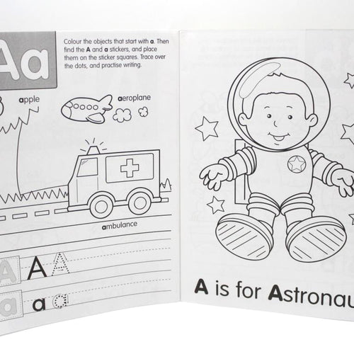 Load image into Gallery viewer, Pre School Sticker Activity Book : ABC Book
