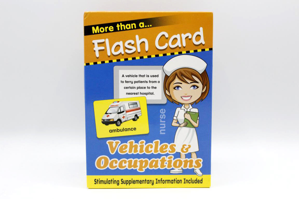 Vehicles & Occupations Flash Cards