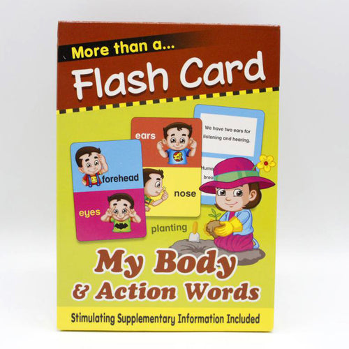 Load image into Gallery viewer, My Body &amp; Action Words Flash Cards
