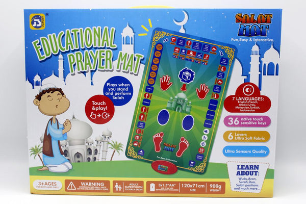 Educational Interactive Prayer Mat, Salat Mat (8998A)