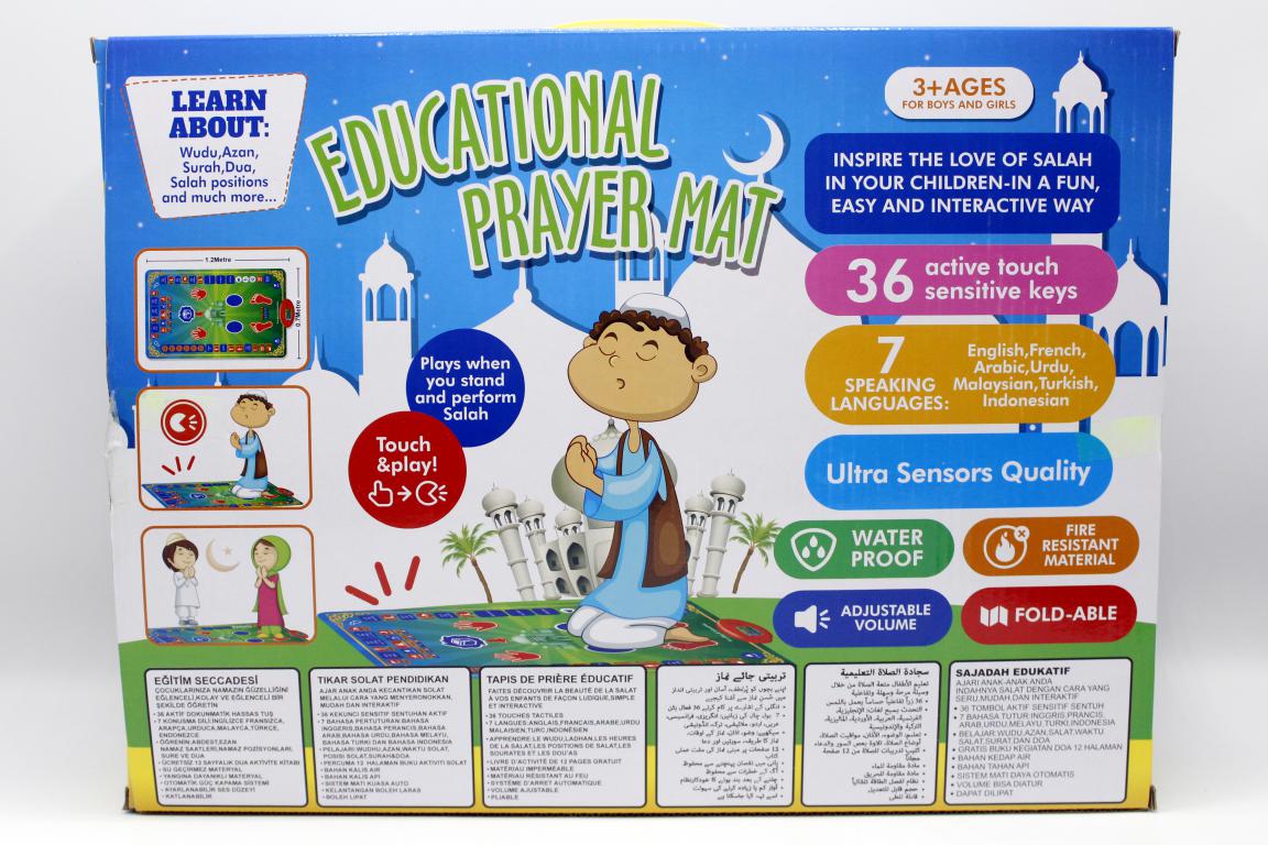 Educational Interactive Prayer Mat, Salat Mat (8998A)