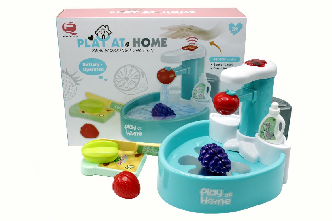Kitchen & Sink Dishwasher Basin Fruits Sensor Toy Set (QF26246G)