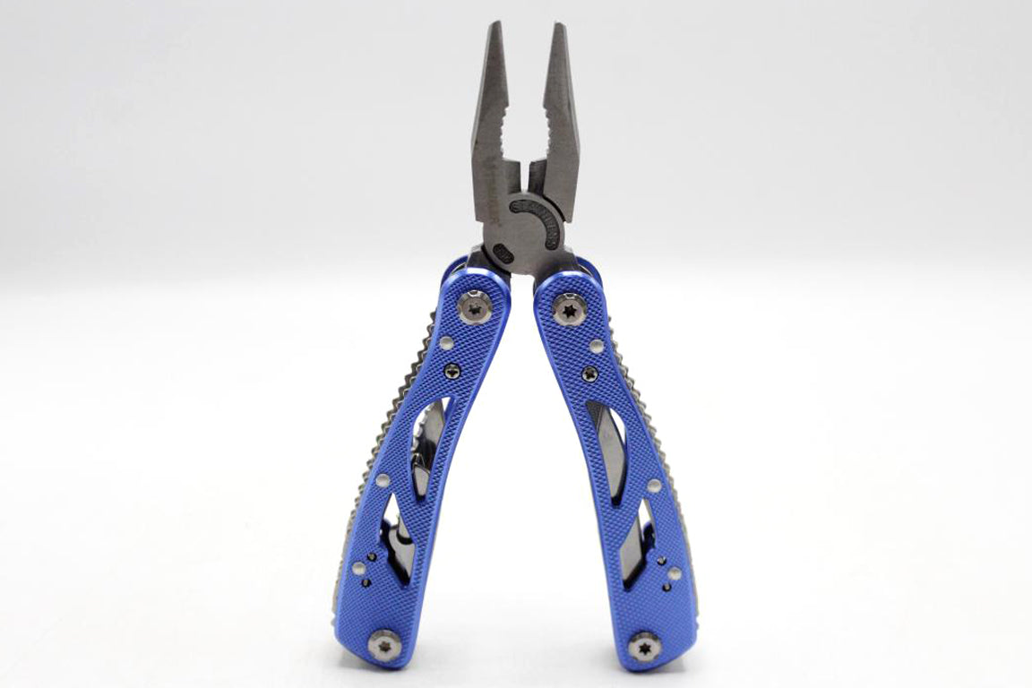 Multi-Tool Blue Folding Pliers Pocket Kit (KC5308)