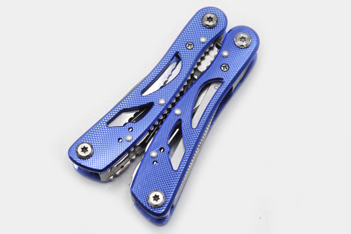 Multi-Tool Blue Folding Pliers Pocket Kit (KC5308)