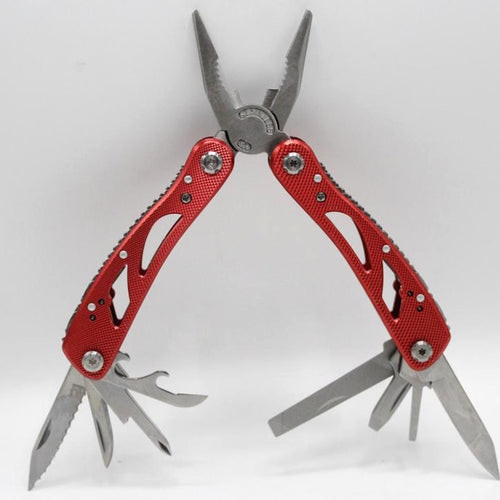 Load image into Gallery viewer, Multi-Tool Red Folding Pliers Pocket Kit (KC5308)
