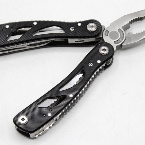 Load image into Gallery viewer, Multi-Tool Black Folding Pliers Pocket Kit (KC5308)
