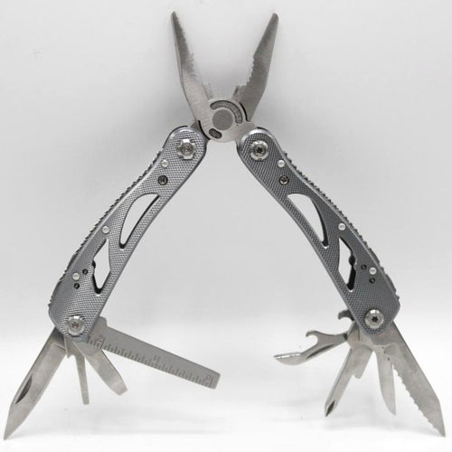 Load image into Gallery viewer, Multi-Tool Grey Folding Pliers Pocket Kit (KC5308)
