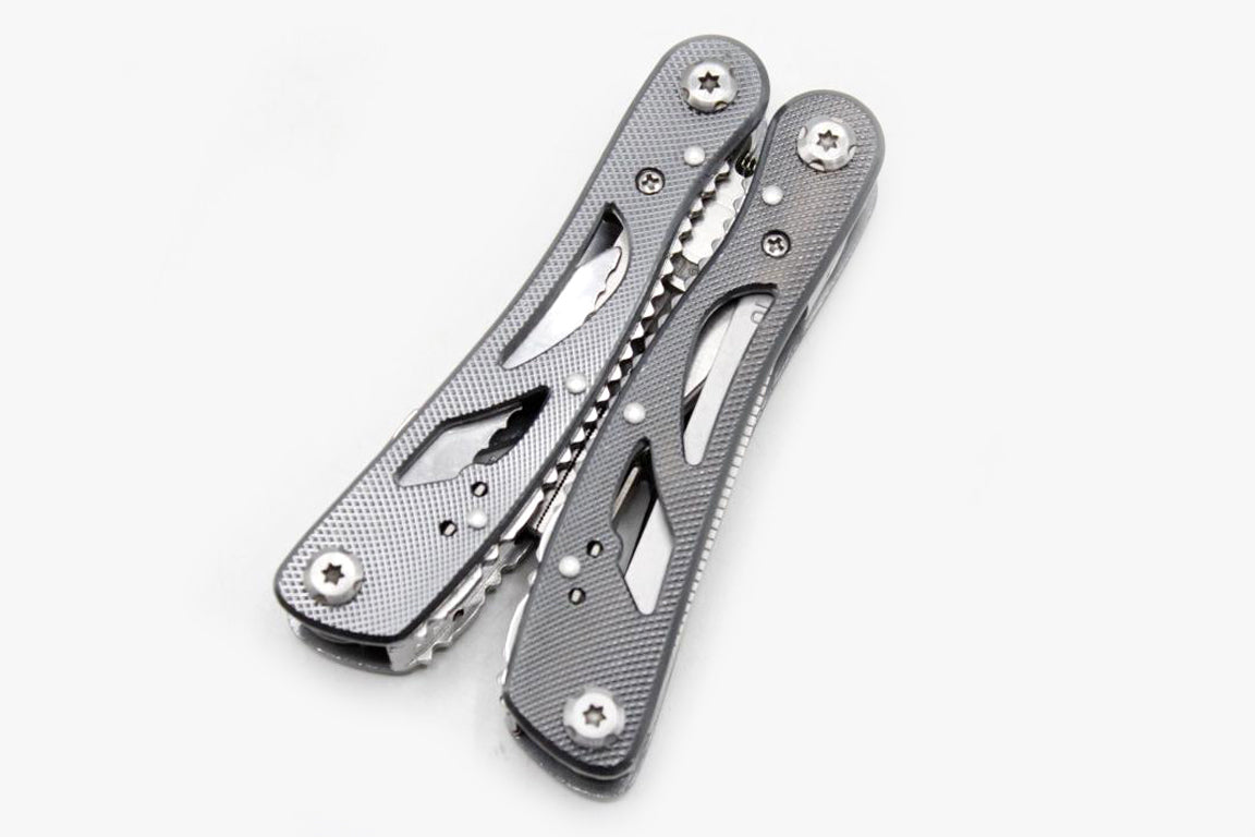 Multi-Tool Grey Folding Pliers Pocket Kit (KC5308)
