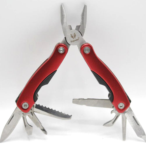 Load image into Gallery viewer, Multi-Tool Red Folding Pliers Pocket Kit (KC5307)
