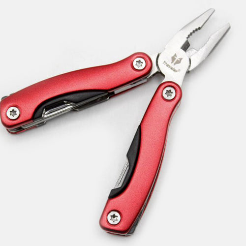 Load image into Gallery viewer, Multi-Tool Red Folding Pliers Pocket Kit (KC5307)
