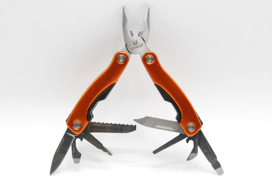 Multi-Tool Orange Folding Pliers Pocket Kit (KC5307)