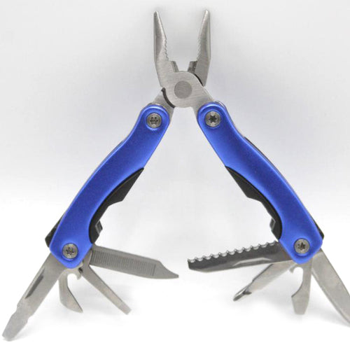 Load image into Gallery viewer, Multi-Tool Blue Folding Pliers Pocket Kit (KC5307)
